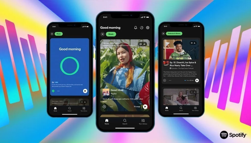 Spotify home 2023