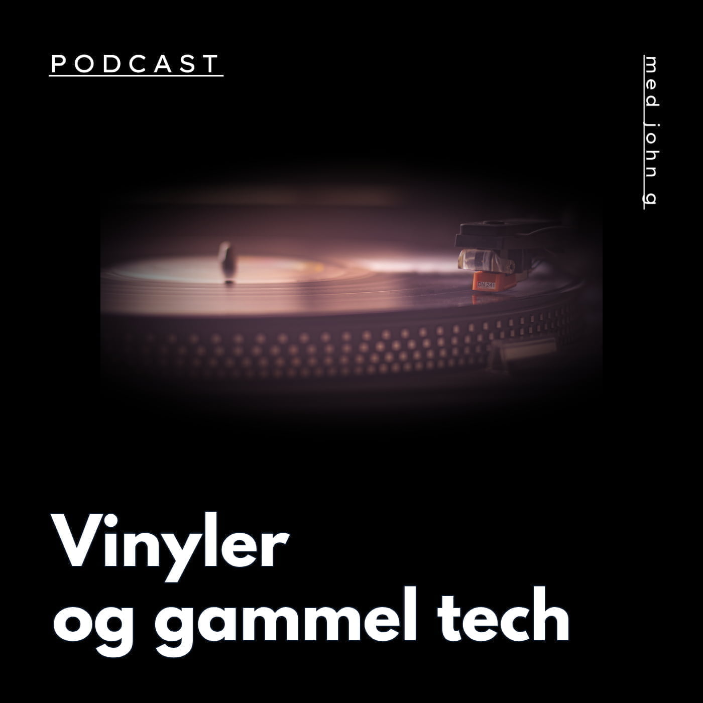 Gamle vinyler og tech der holder - podcast episode cover