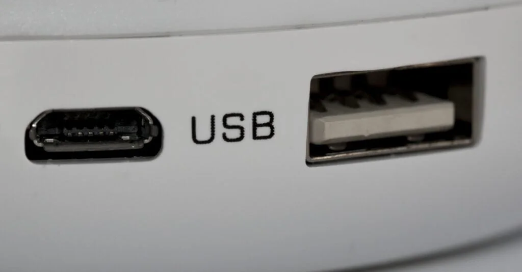 USB stik, opladning