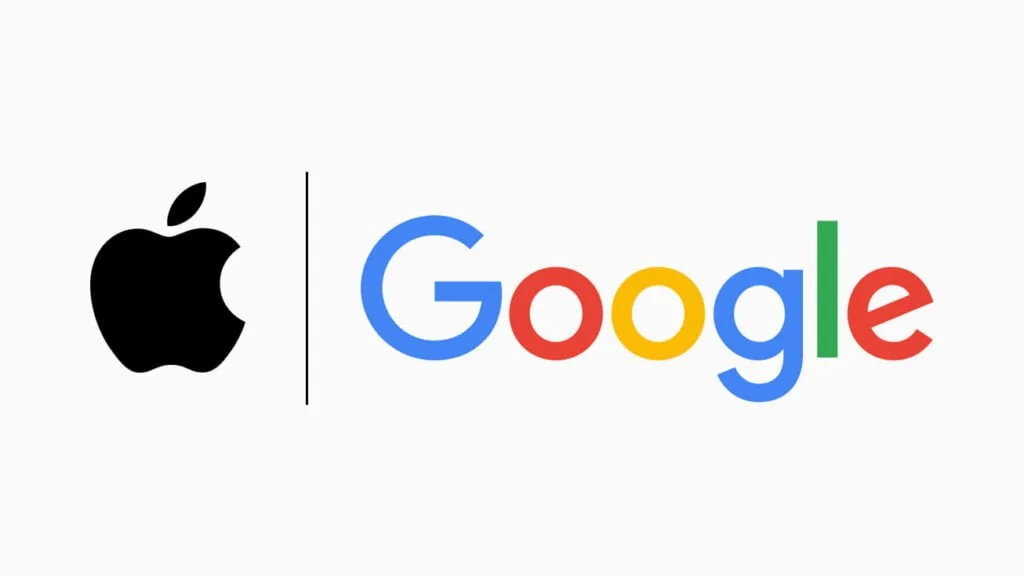 Apple og Google logo