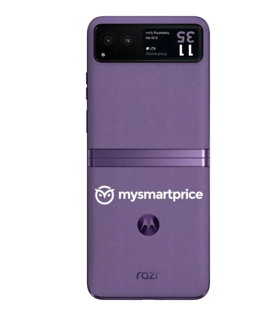 Lækkede billeder af det, som ventes at være Motorola Razr 40 (Kilde: MySmartPrice)