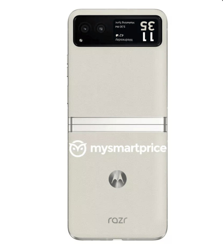 Lækkede billeder af det, som ventes at være Motorola Razr 40 (Kilde: MySmartPrice)