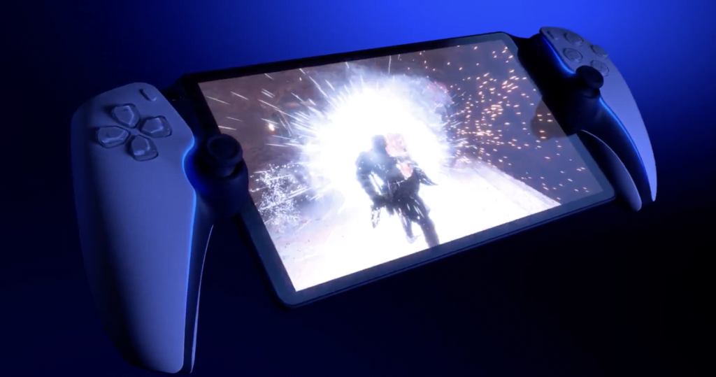 Sony teaser for Project Q, som er en håndholdt PlayStation-streaming enhed (Kilde: Screenshot fra video på Twitter)