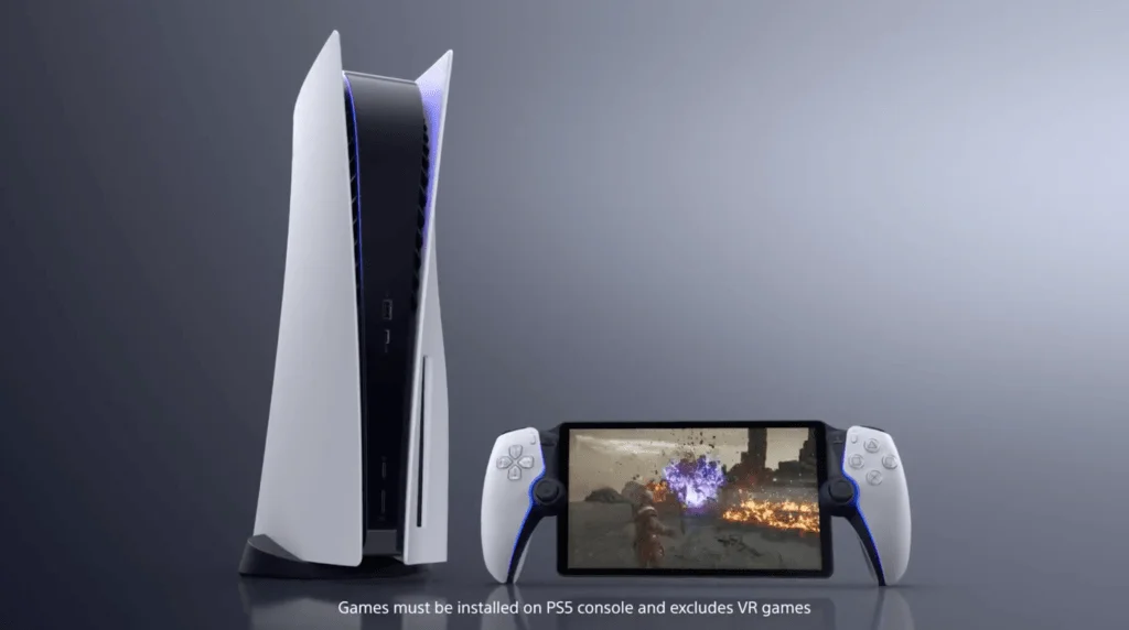 Sony teaser for Project Q, som er en håndholdt PlayStation-streaming enhed (Kilde: Screenshot fra video på Twitter)