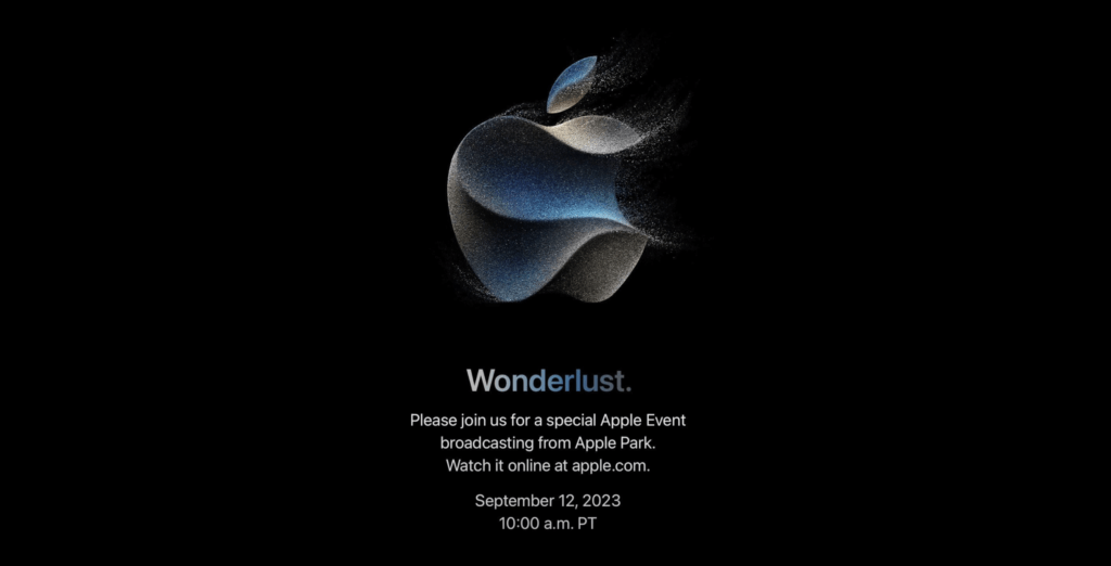 Apple inviterer til "Wonderlust" iPhone 15-event 