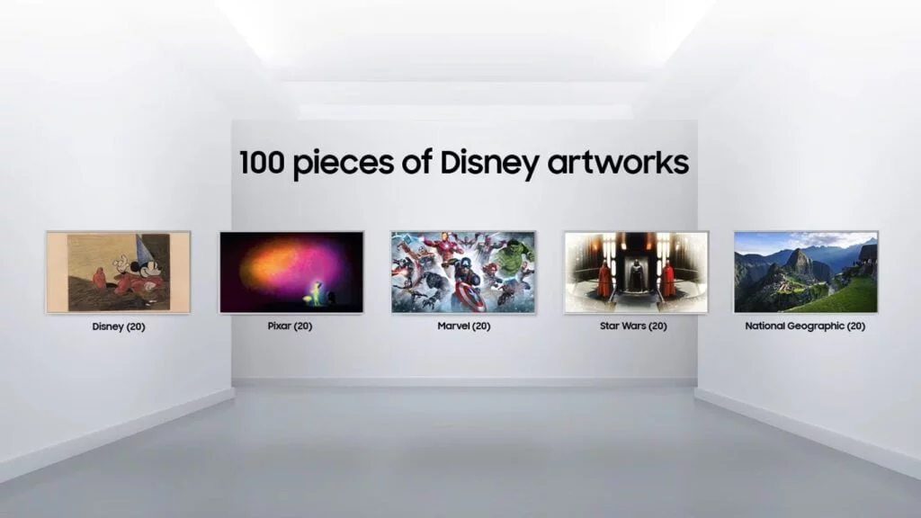 Samsung er klar med en særlig Disney-version af The Frame (Foto: Samsung)