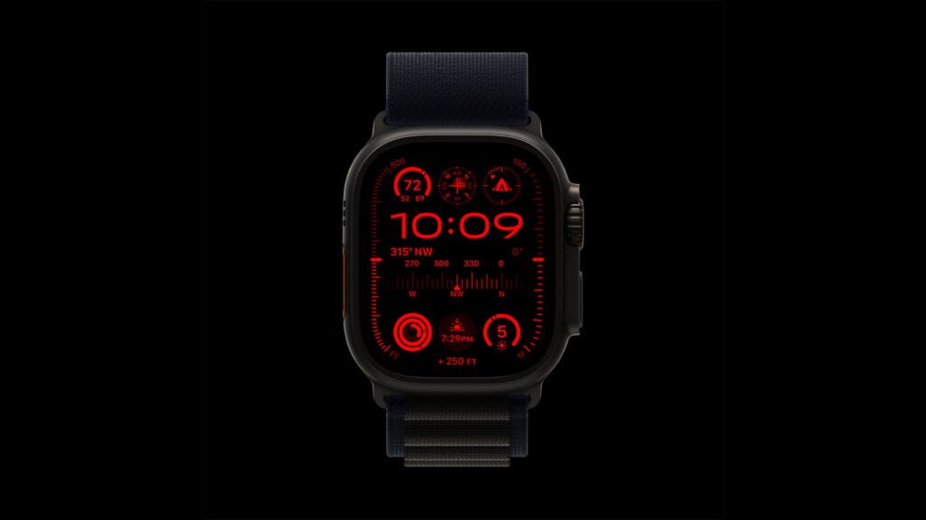 Apple Watch Ultra nightmode