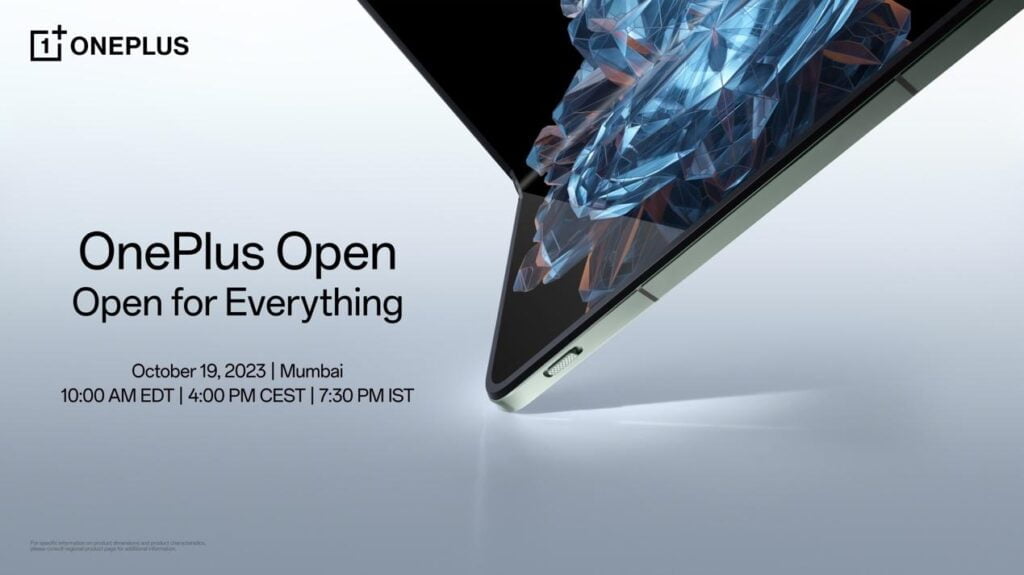 OnePlus præsenterer den første foldbare smartphone torsdag den 19. oktober 2023 (Foto: OnePlus)