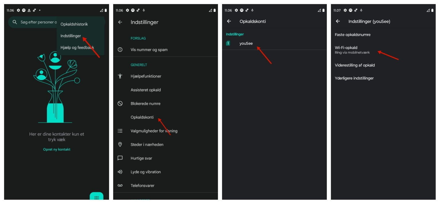 Sådan aktiverer du WiFi opkald på iPhone og Android MereMobil.dk