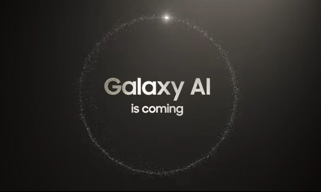 Galaxy AI er kommet lyder det i invitationen til Galaxy Unpacked den 17. januar 2024 (Kilde: YouTube)