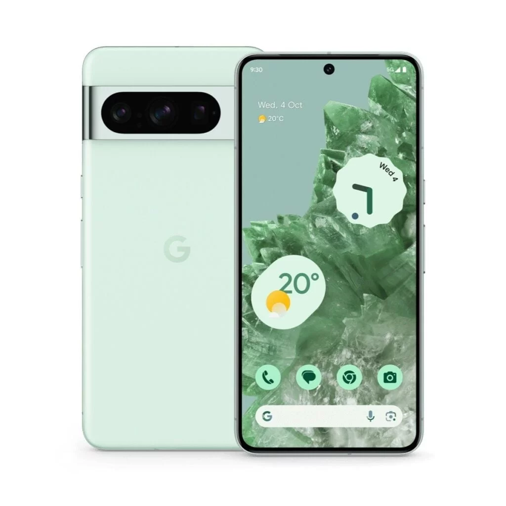 Google Pixel 8 Pro afsløret i Misty Fresh (Foto: Google / Evan Blass)