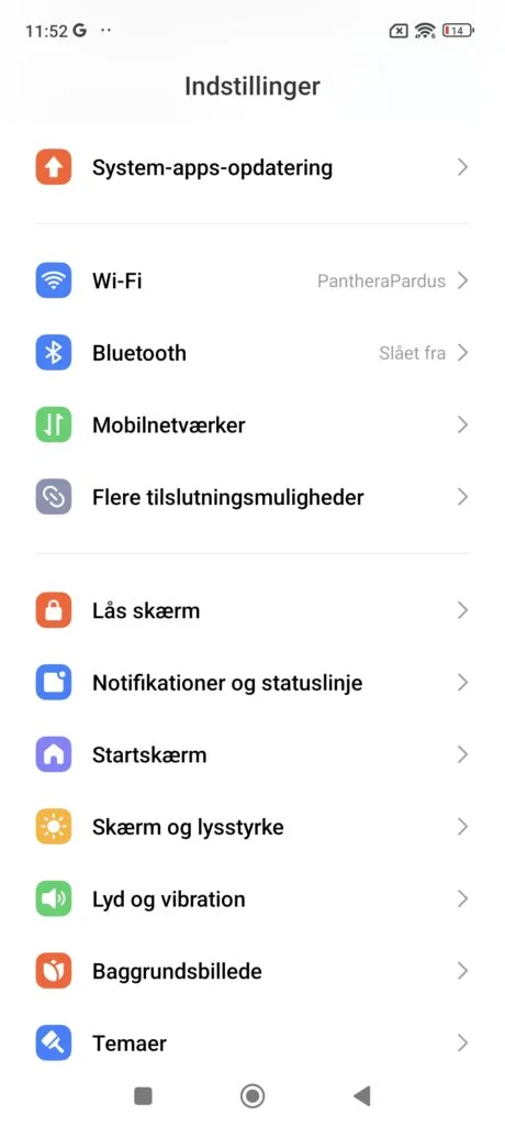 Xiaomi 14, skærmbillede