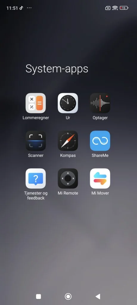 Xiaomi 14, skærmbillede