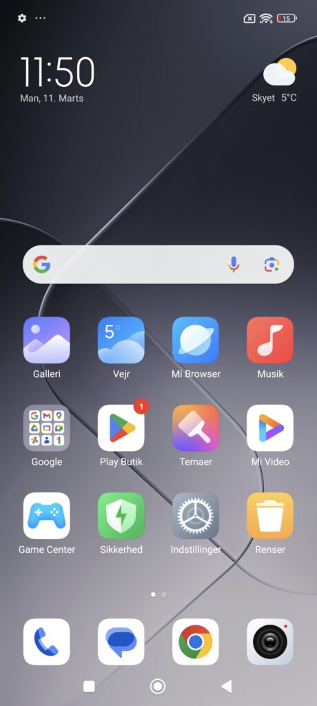 Xiaomi 14, skærmbillede