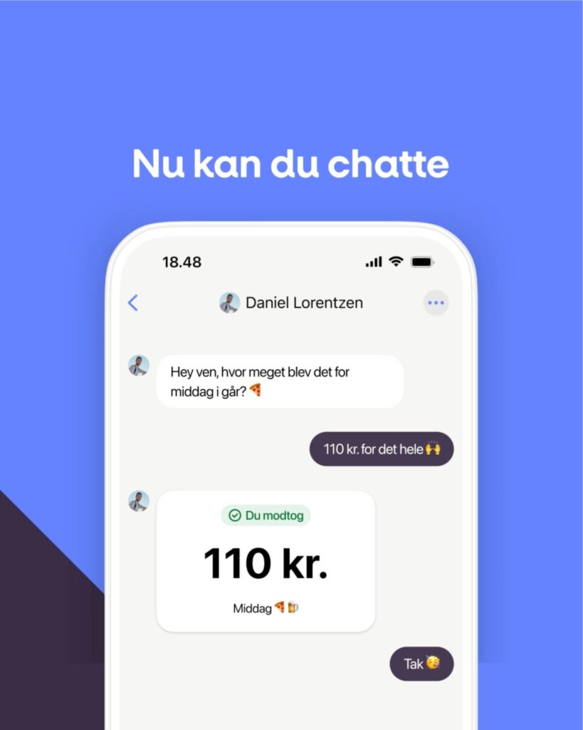 MobilePay-appen har fået en stor opdatering, der bringer et nyt design med sig (Foto: MobilePay / Vipps)