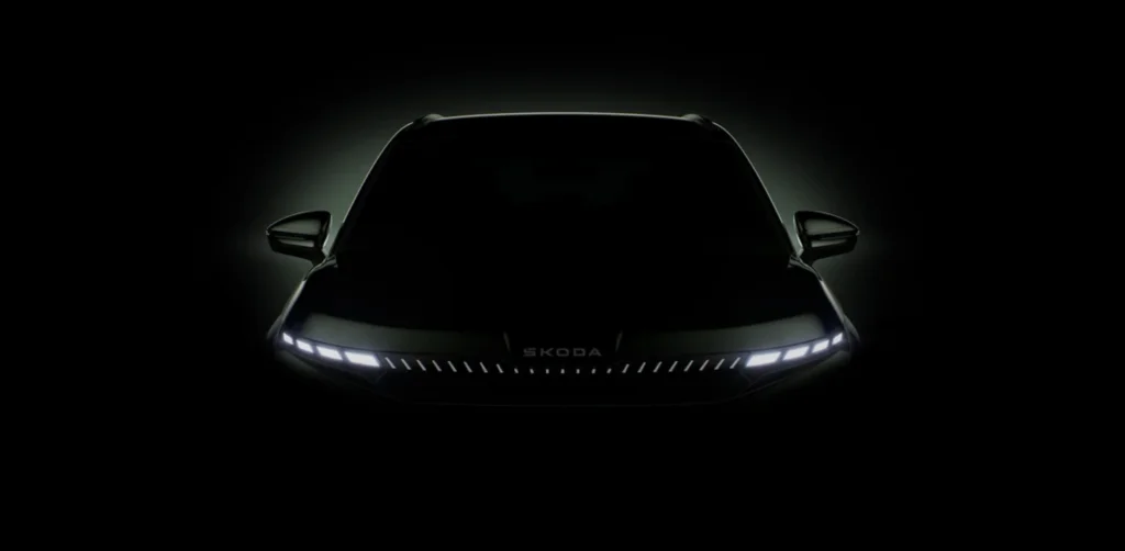Teaser for Skoda Elroq. (Foto: Skoda)