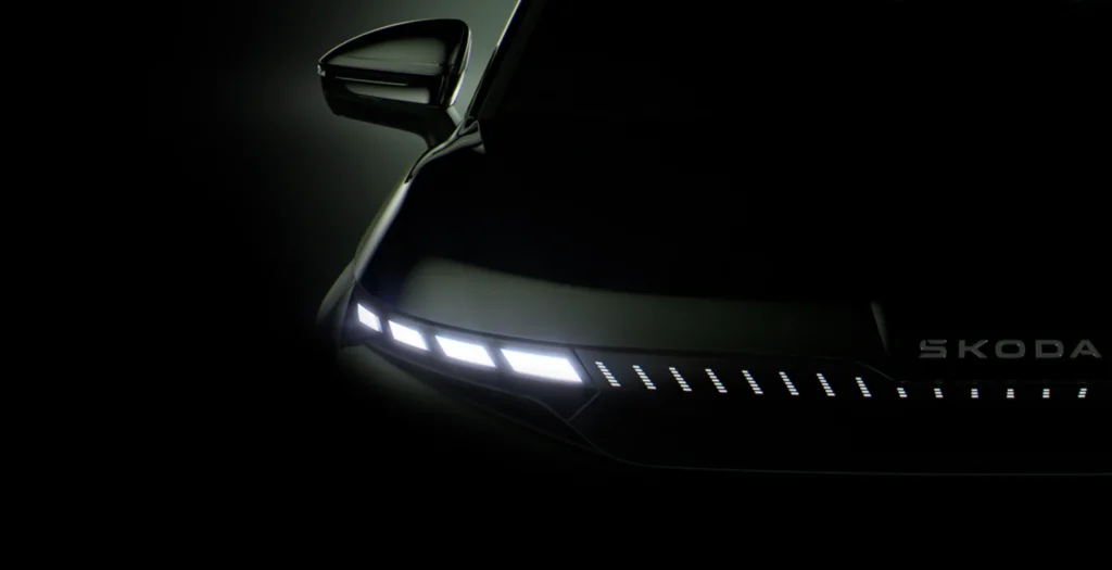 Teaser for Skoda Elroq. (Foto: Skoda)