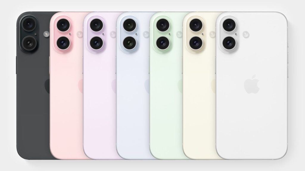iPhone 16 og iPhone 16 Plus ventes at komme i disse farver (Kilde: Macrumors.com)