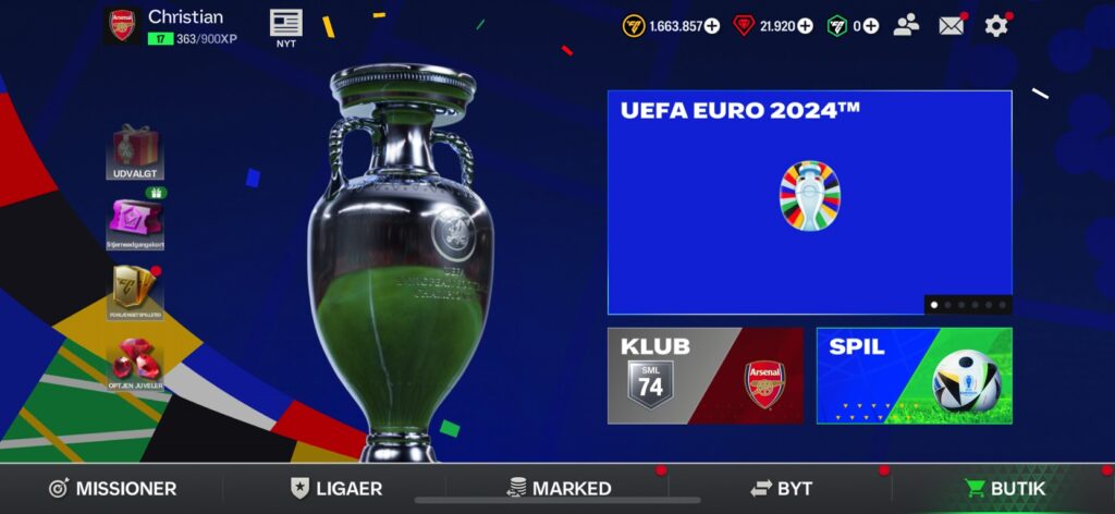 EA Sports FC Mobile gør det muligt for dig, at spille Euro 2024 (Kilde: MereMobil.dk)