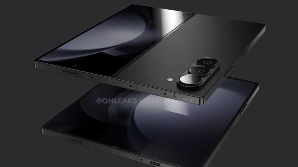 Samsung Galaxy Z Fold 6 afsløret før lanceringen (Kilde: OnLeaks / Smartprix)