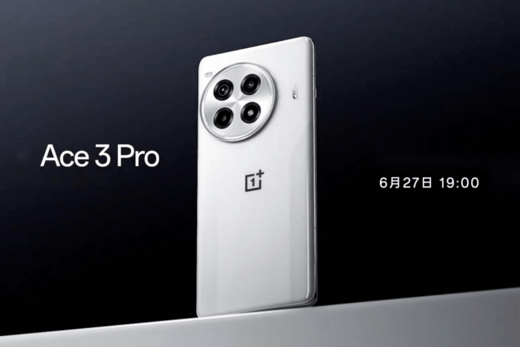 OnePlus Ace 3 Pro lanceres den 27. juni 2024 (Kilde: GSMArena.com / OnePlus)