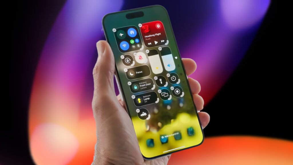 iOS 18 kontrolcenter iPhone