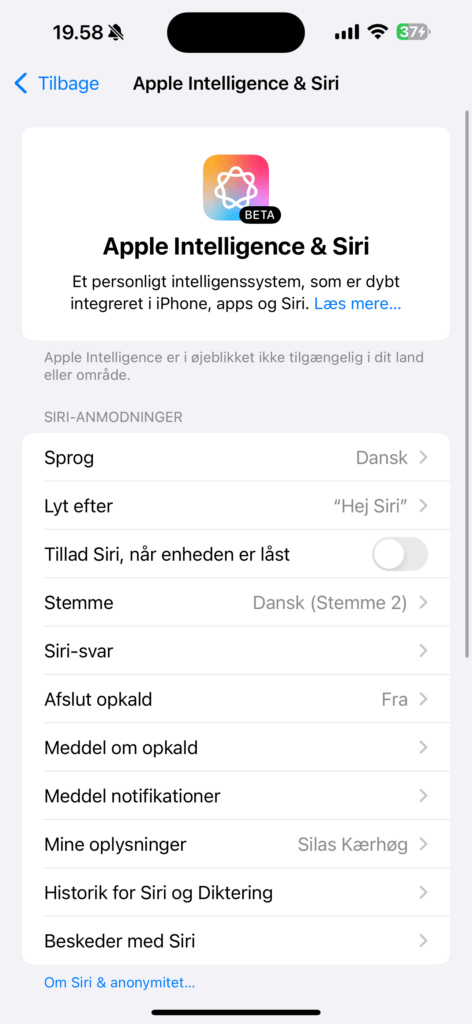 Apple Intelligence (Skærmbillede: MereMobil)