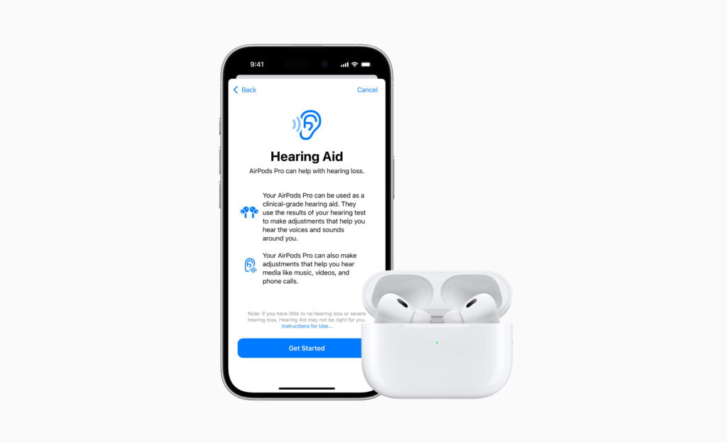 Apple, høreapparat, AirPods Pro 2 (Foto: Apple)