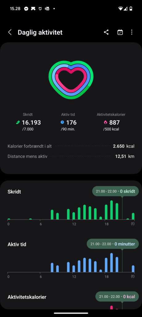 Samsung Galaxy Ring, Samsung Health