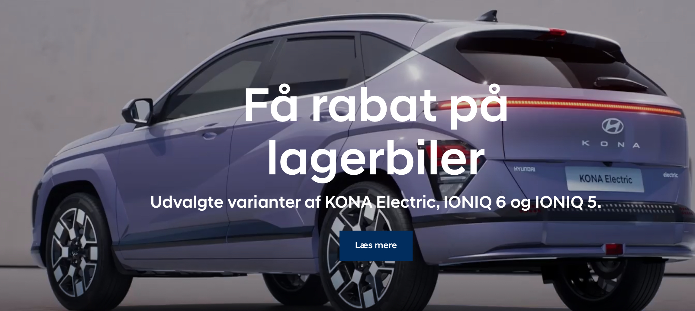 Hyundai har rabat på lagermodeller af flere varianter af Ioniq 5, Ioniq 5 N, Ioniq 6 og Kona Electric (Foto: Hyundai)