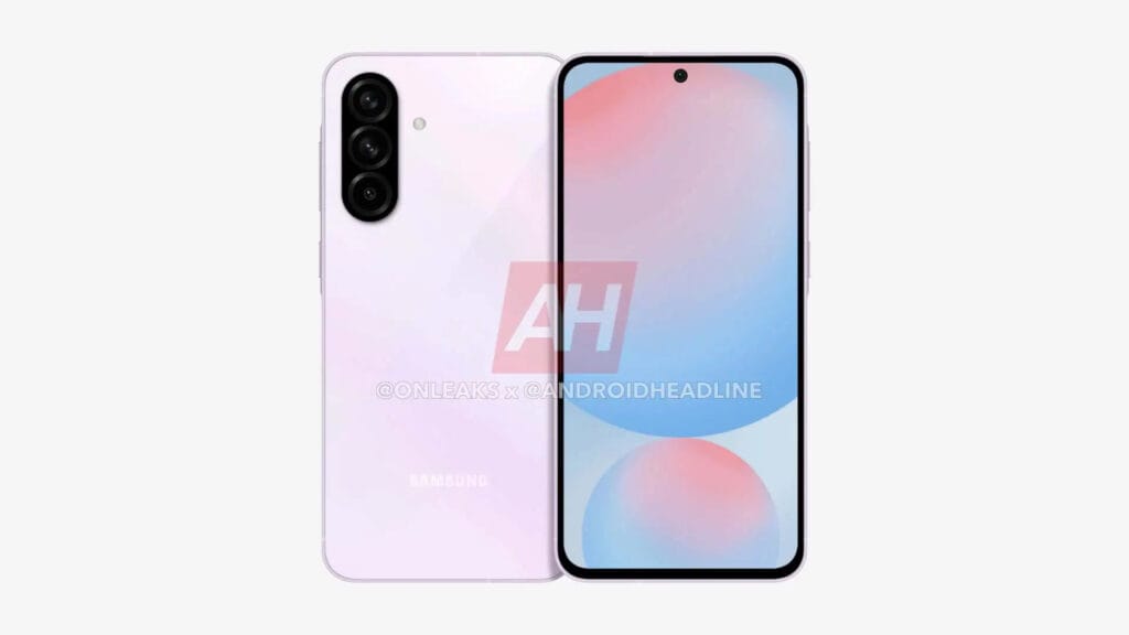 Render af Samsung Galaxy A56 (Foto: Androidheadlines.com)