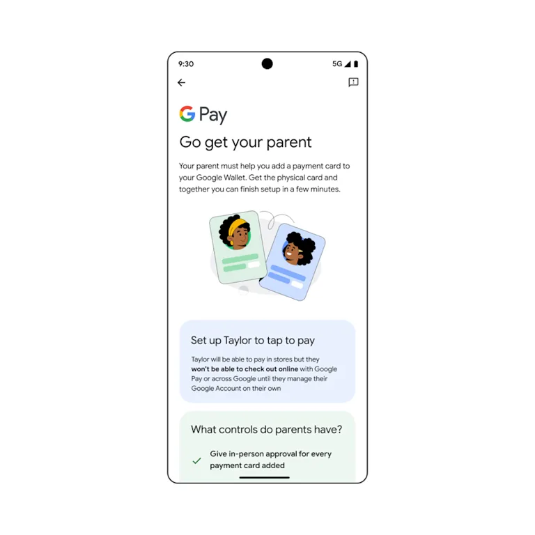 Google Wallet åbner op før mobilbetaling for børn (Foto: Google)