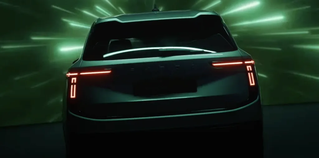 Skoda teaser for kommende 7 personers SUV (Foto: Skoda)