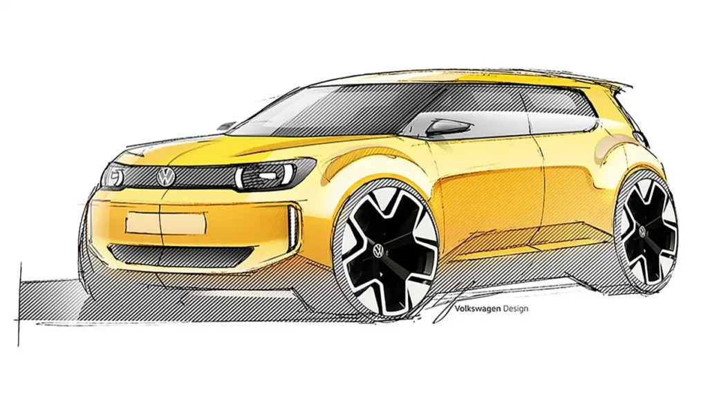 Teaser for konceptbilen VW ID.EVERY1 (Kilde: Autoexpress)