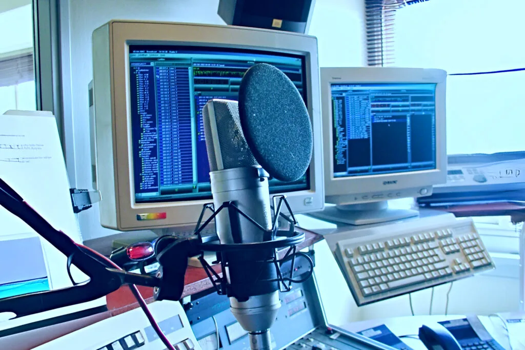radiostudie mikrofon