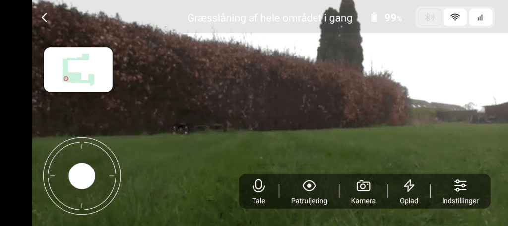 Dreame A2 robot skærmbillede