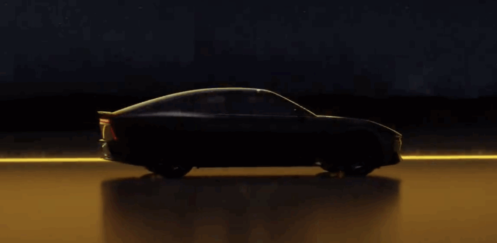 Xpeng's designchef teaser for kommende model - måske Xpeng P7 Ultra? (Kilde: Xpeng)