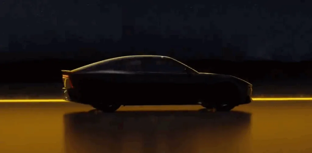 Xpeng's designchef teaser for kommende model - måske Xpeng P7 Ultra? (Kilde: Xpeng)