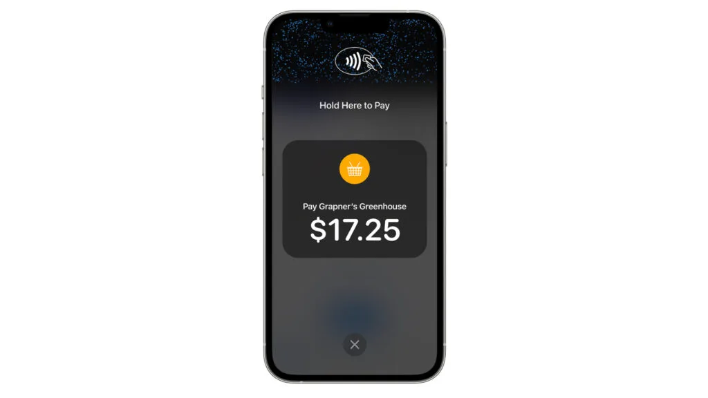 tap to pay apple iPhone
