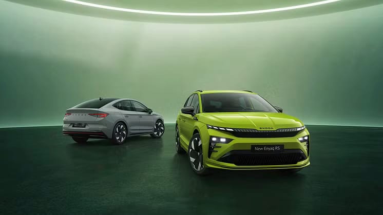 Skoda Enyaq RS og Skoda Enyaq RS Coupé (Foto: Skoda)