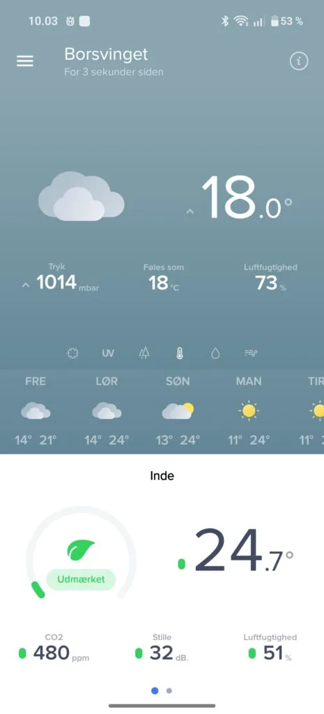 Netatmo Vejrstation 2025