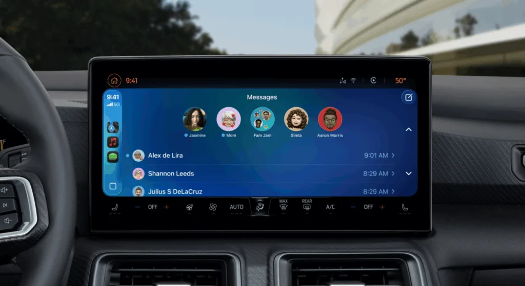 Apple CarPlay opdateres også i forbindelse med iOS 26 opdateringen (Foto: Apple)