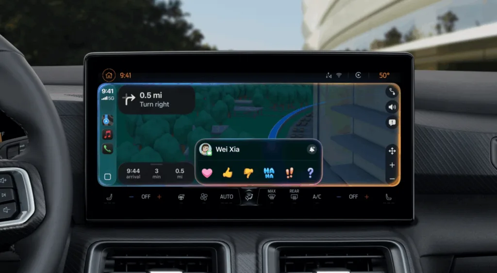 Apple CarPlay opdateres også i forbindelse med iOS 26 opdateringen (Foto: Apple)