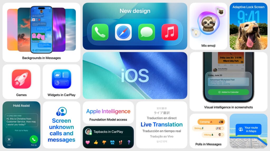 iOS 26 iPhone overblik