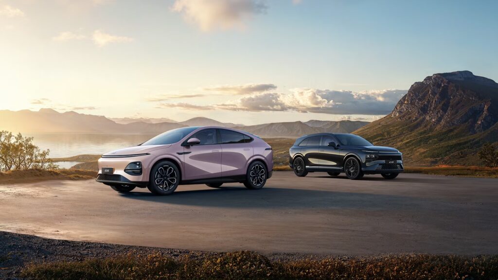 Xpeng G6 og Xpeng G9 (Foto: Xpeng)