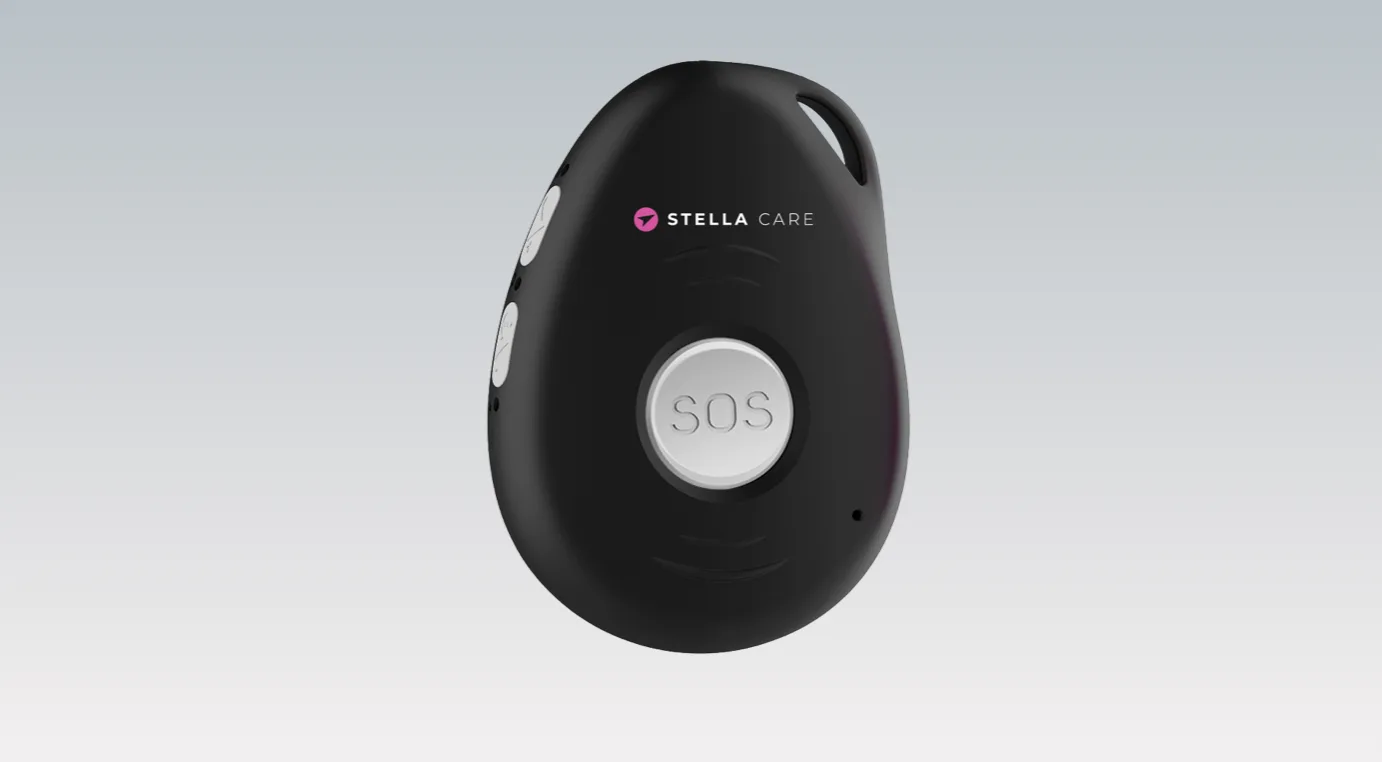 Her ses GPS-enheden Basic fra Stella Care (Foto: Stella Care)