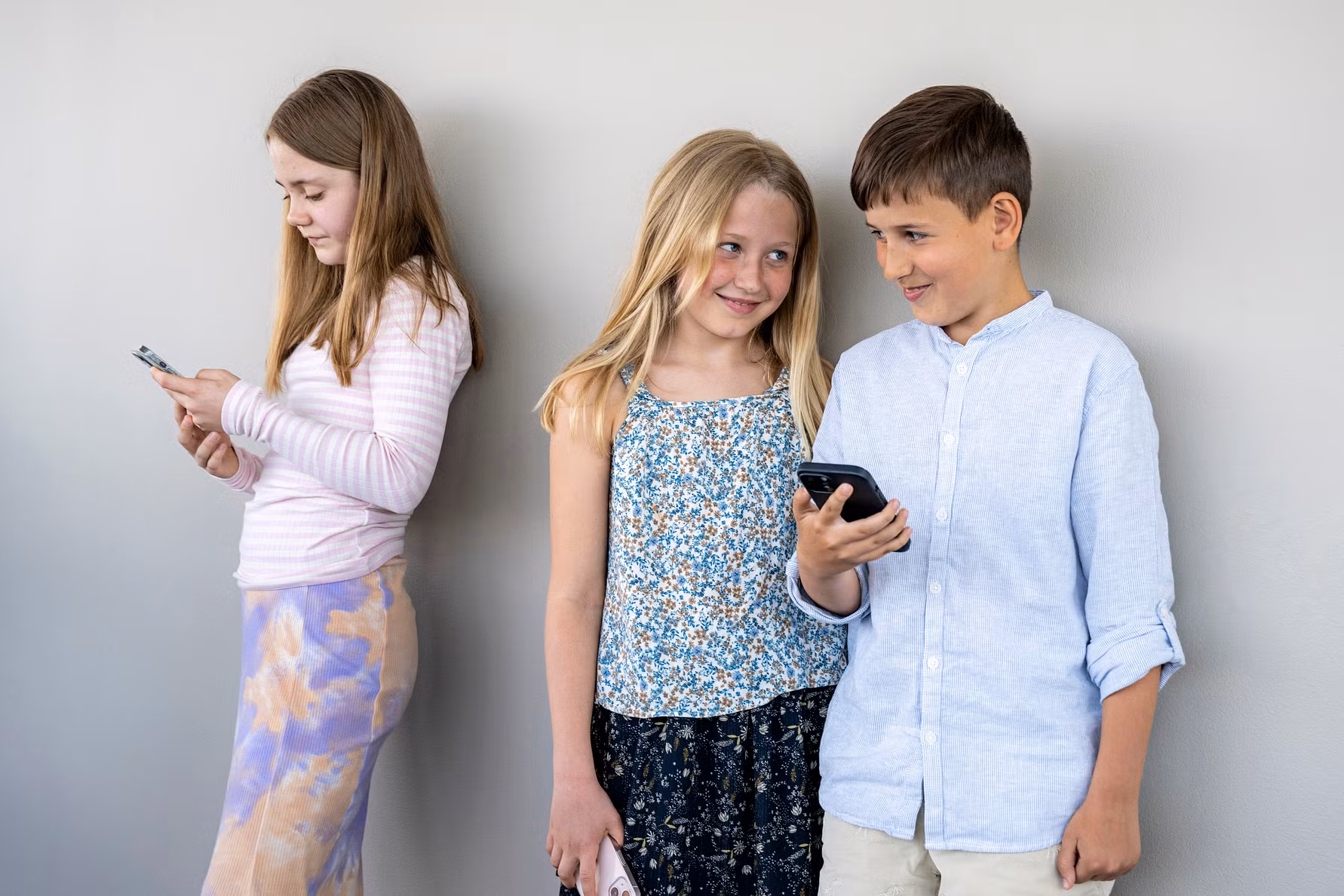 Børn bruger mobilen mere og mere (Foto: Telenor)