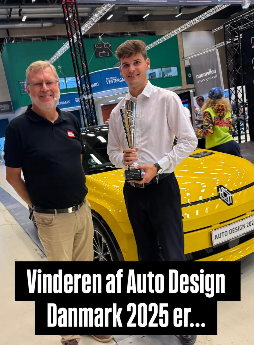 Vinderen af "Årets Design" ved Auto Show Denmark - Renualt 5 (Foto: Auto Show Denmark Facebook)