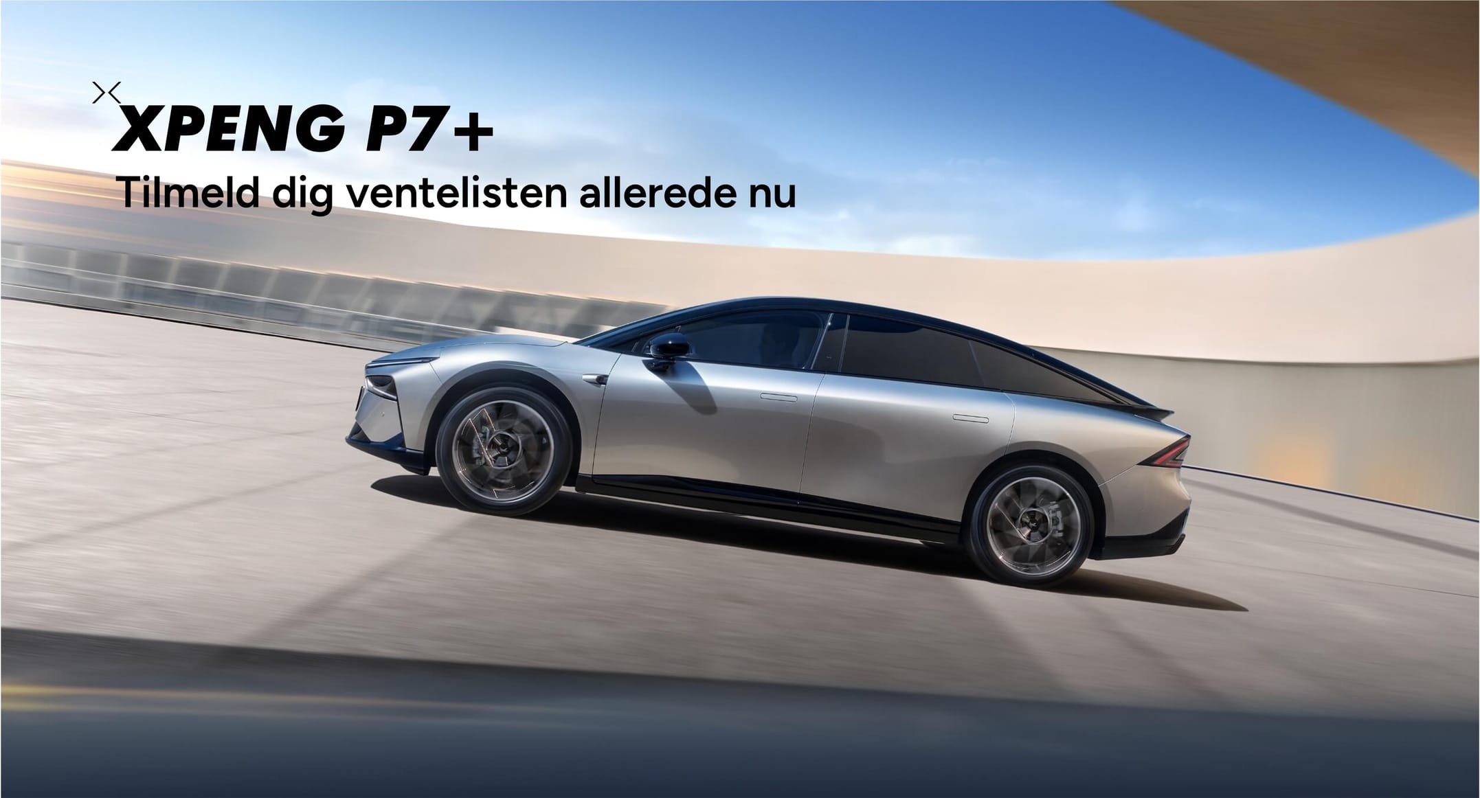 Xpeng er snart klar med P7+ på det danske marked (Foto: Xpeng)