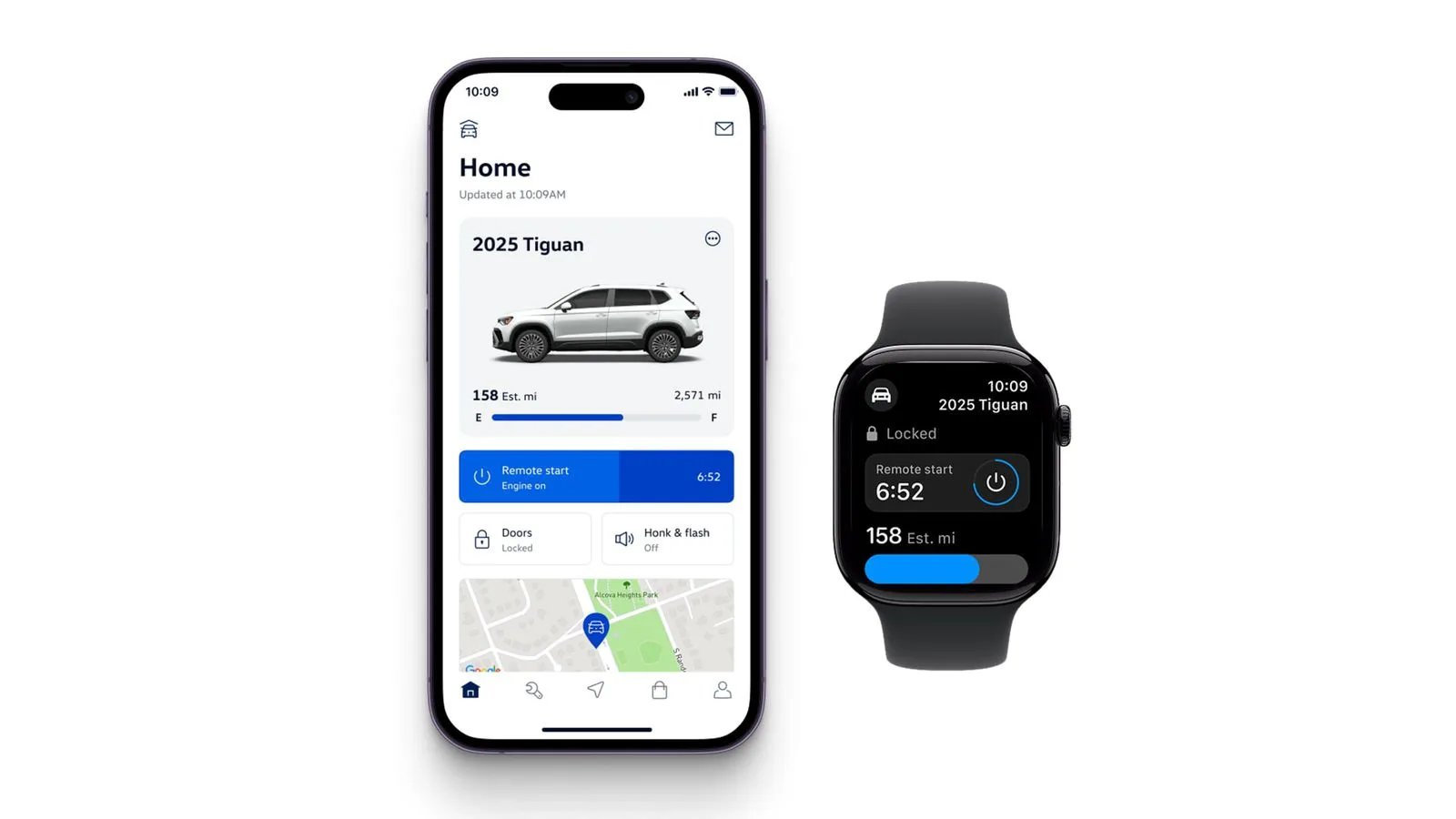 Volkswagen myVW understøtter nu Apple Watch (Foto: Volkswagen)